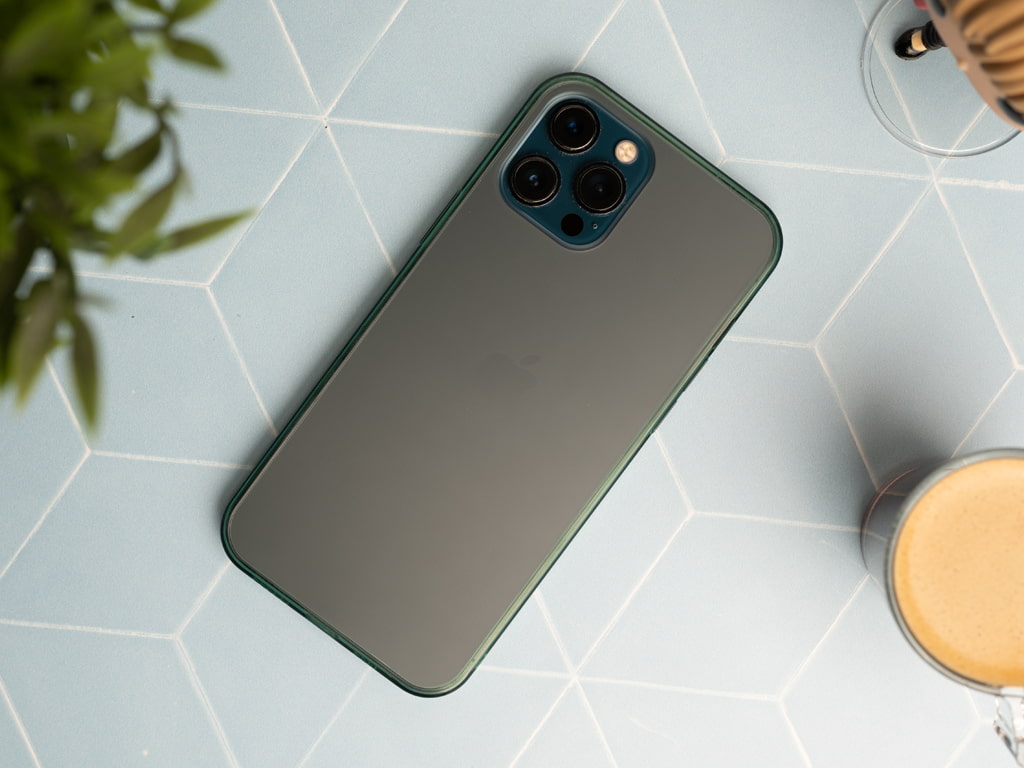 Baseus Frosted Glass ochranný kryt pro iPhone 12 Pro Max - Černý 2